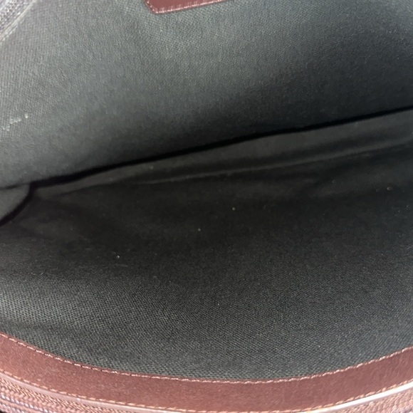 Burberry Beige and Brown Checkered Briefcase - Picture 12 of 16